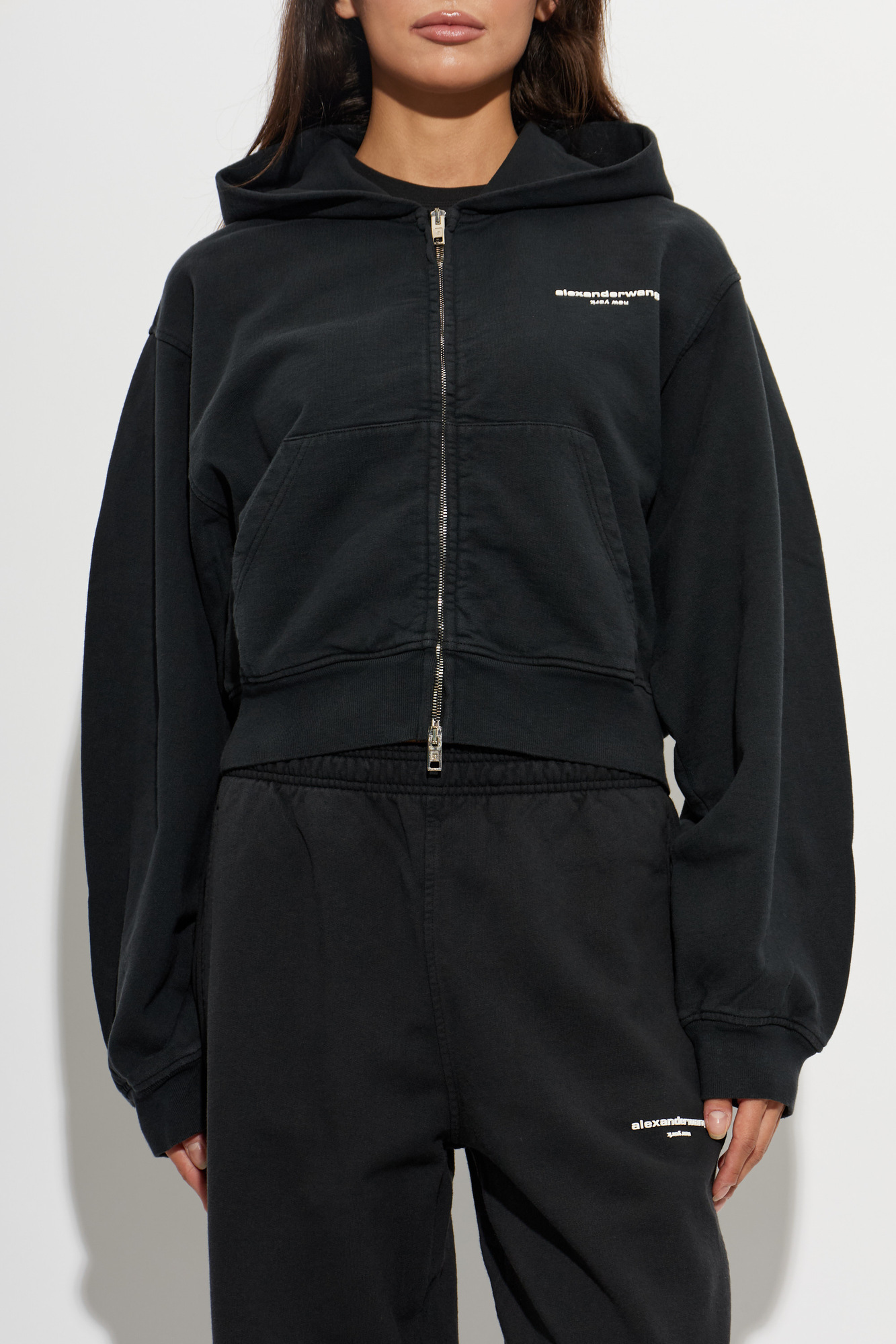 Black Hoodie Alexander Wang - Vitkac France